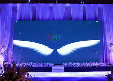 1R1G1B P6 Stage LED Screens , SMD3528 1/16 Scan Stage Background LED Display supplier