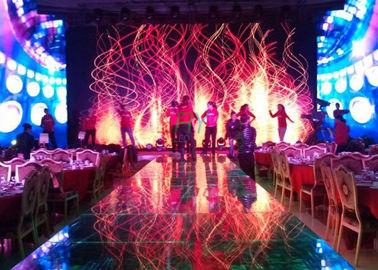 1R1G1B P6 Stage LED Screens , SMD3528 1/16 Scan Stage Background LED Display supplier