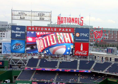 10mm Outdoor Full Color LED Display , High Brightness Stadium LED Screen supplier