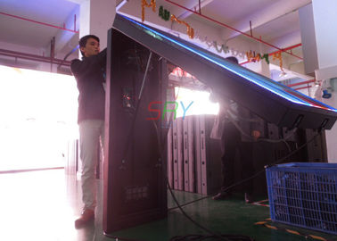 10mm Outdoor DIP346 LED Display Cabinet Front Open For Wall Attached supplier