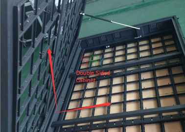 Advertising Double Sided LED Cabinet , 1/4 scan Constant Current Waterproof LED Screen supplier