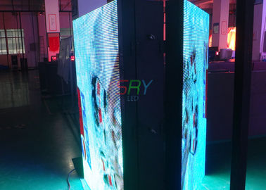 Advertising Double Sided LED Cabinet , 1/4 scan Constant Current Waterproof LED Screen supplier
