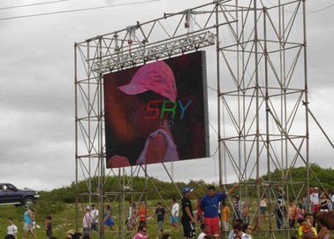 DIP346 Outdoor LED Billboard Rental Commercial 10mm LED Display 100000hrs Lifespan supplier