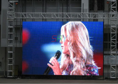 DIP346 Outdoor LED Billboard Rental Commercial 10mm LED Display 100000hrs Lifespan supplier
