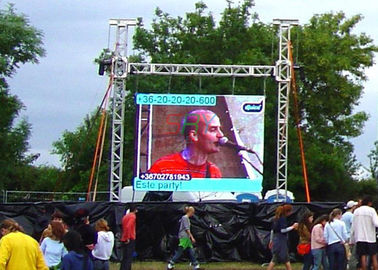 DIP346 Outdoor LED Billboard Rental Commercial 10mm LED Display 100000hrs Lifespan supplier