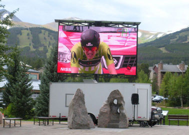 P10 Truck Mounted LED Display Full Color Waterproof Mobile LED Truck supplier