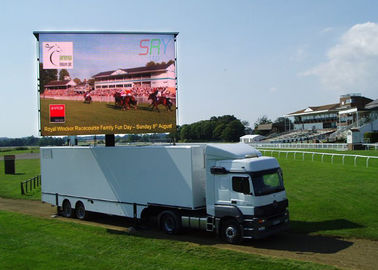 12MM Truck Mounted LED Screen 1/4 Scan Constant Current Movable Truck LED Display supplier