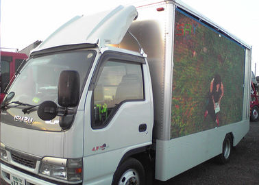 3G / WiFi Control Truck Mounted LED Screen , 8mm Mobile Advertising Trucks supplier