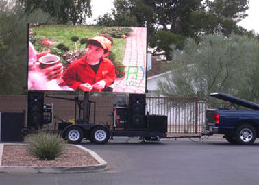 960mm x 960mm LED Mobile Truck Asynchronous Control LED Mobile Billboard supplier