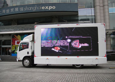 HD P8 Truck Mounted LED Screen 100000hrs Lifespan Mobile Advertising LED Display supplier