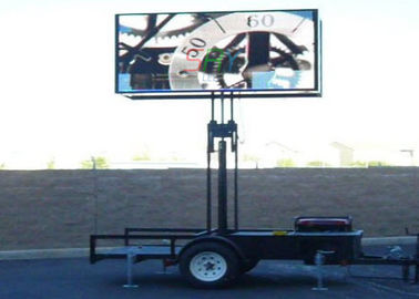 10mm Truck Mounted LED Screen , Outdoor DIP346 Mobile LED Screen Trailer supplier