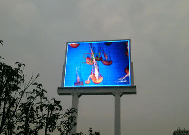 Double Column Outdoor LED Billboard Waterproof LED Screen Pixel Pitch 12MM supplier