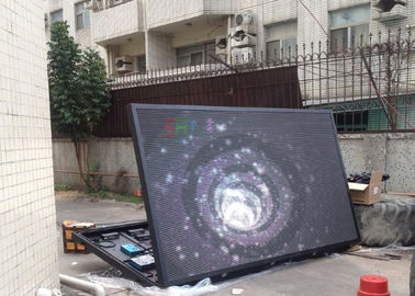 6500cd / sqm Front Service Outdoor Full Color LED Display Double Sided P10 CE RoHS supplier