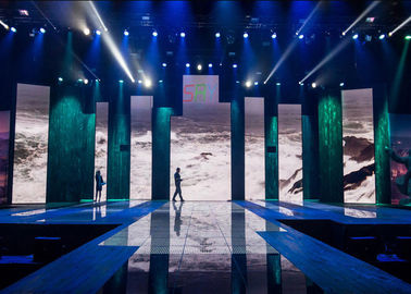 40000 Dots / Sqm Vivid Image Full Color Indoor Led Display Epistar Smd Portable supplier