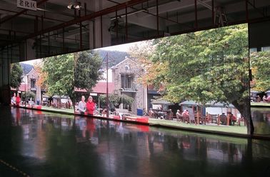 Transparent Flexible Led Screen SMD3535 P10.4 Led Mesh Screen For Stage Background supplier