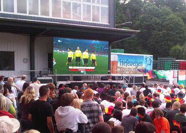 Digital Outdoor LED Billboard , Stage Background Multimedia thin LED display supplier