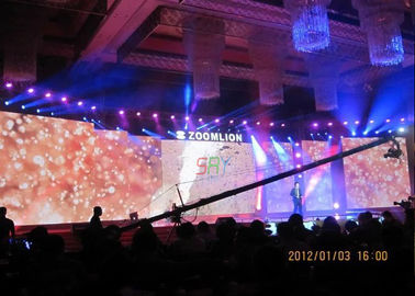 HD Led Video Billboard PH4MM Tube Rental LED Display RGB For Wedding supplier