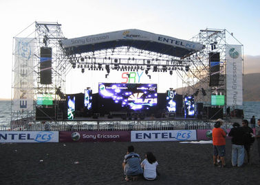 Waterproof Curved Rental LED Display Slim P6.25 For Concert Show supplier