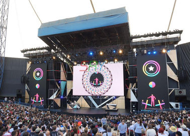 Energy Saving 6mm Rental Led Display 6500nits HD For Stage Show supplier