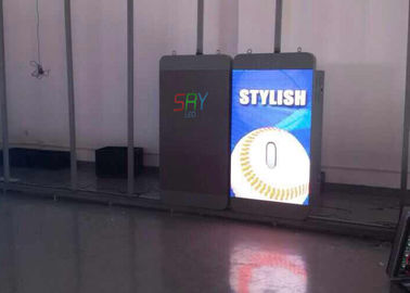 3mm Popular Portable Indoor Fixed LED Display Screen Poster Advertising , Iphone Shape supplier