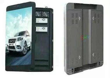 55 Inch Iphone Series P6 Outdoor Advertising Led Display Video Street Lighting Pole Open Sign supplier