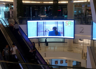 P3 Advertising Curved LED Screens / concert led curved display High Brightness supplier