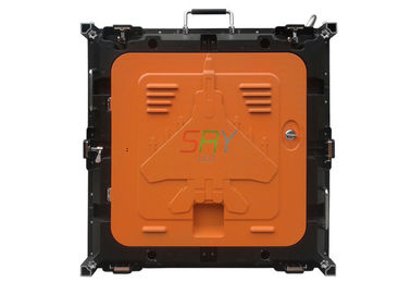 Popular Orange Color Led Display Cabinet 640mm X 640mm Lightweight supplier