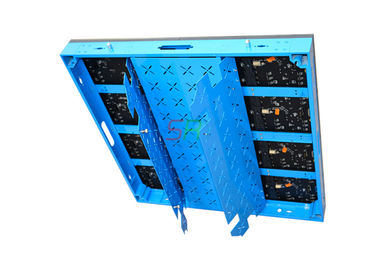P5 Indoor Blue Color Pulled Aluminum LED Cabinet Rental Use 640mm x 640mm supplier