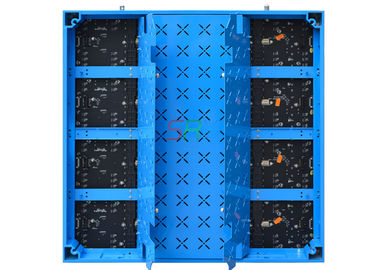 P5 Indoor Blue Color Pulled Aluminum LED Cabinet Rental Use 640mm x 640mm supplier