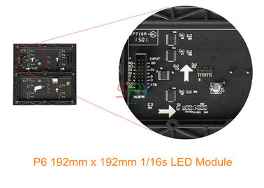 P6 Indoor Full Color Led Display Module 192mm X 192mm 1/16 Scan supplier