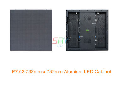 P7.62 Indoor 732mm x 732mm LED Display Cabinet Ultra Light Aluminum supplier