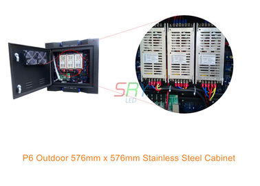 6mm Outdoor LED display rental HD Full Color Steel LED Cabinet Front Waterproof IP65 supplier