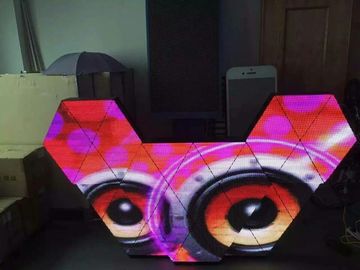 Fashion DJ Desk 3D Indoor Fixed LED Display Creative Pitch 6.15mm supplier