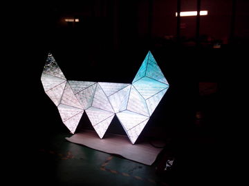 Fashion DJ Desk 3D Indoor Fixed LED Display Creative Pitch 6.15mm supplier