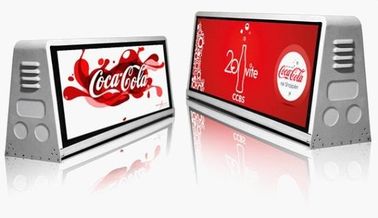 Digital GPS / WIFI Taxi Top Advertising / 5mm bus led display boards supplier