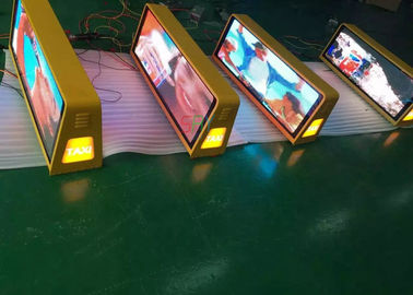 Digital GPS / WIFI Taxi Top Advertising / 5mm bus led display boards supplier