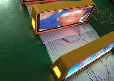 Digital GPS / WIFI Taxi Top Advertising / 5mm bus led display boards supplier