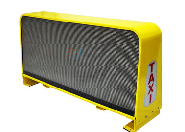 Digital GPS / WIFI Taxi Top Advertising / 5mm bus led display boards supplier