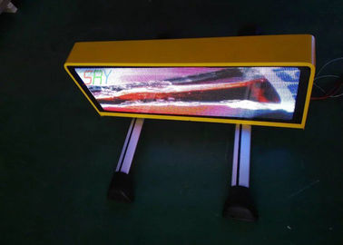 P 5mm Full Color Taxi LED Display Wireless 3G System 960mm x 320mm supplier