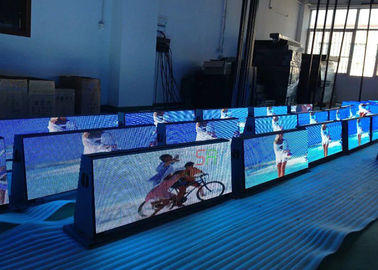 Outdoor Advertising Taxi LED Panel Taxi Top LED Display Advertising Light Box With 4g / Wifi Control supplier