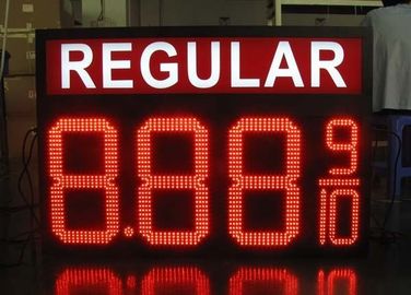10 Inches 7 seg LED display , Digits Clock 8888 moving message display supplier