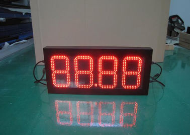 10 Inches 7 seg LED display , Digits Clock 8888 moving message display supplier