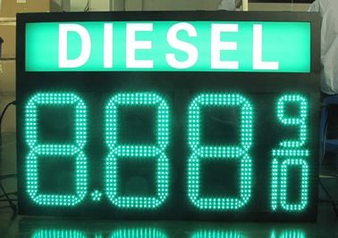 10 Inches 7 seg LED display , Digits Clock 8888 moving message display supplier