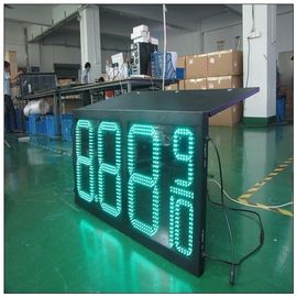 Front Access Green LED Moving Message Display for Gas Station Oil Price supplier