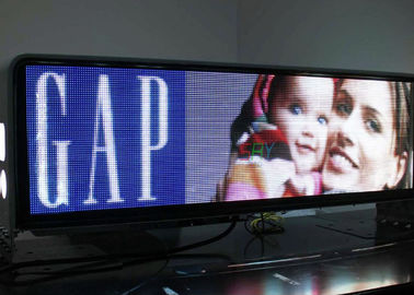 Outdoor Advertising P5 Full Color Taxi Top Roof LED Sign Wireless 3G System supplier