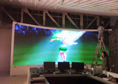 Meeting Room 4mm color Curved LED Screens with High Refresh Rate supplier