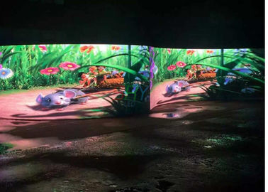 5.95mm LED Advertising Screen , large curved hd screen for business supplier