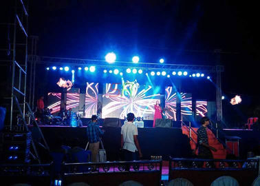 Full Color Video Wall Screens , PH5.95mm Large LED Display 1/7scan supplier