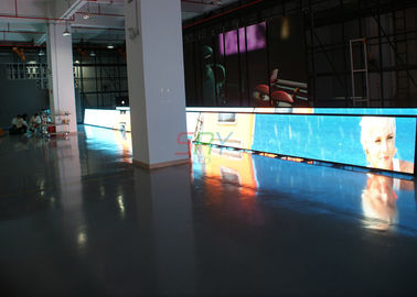 Portable Waterproof IP65 smd LED screen PH6.25mm 1m x 1m Cabinet supplier