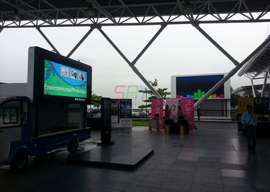 High Flatness Truck Mounted LED Display Screen PH8mm Sharp Image Energy Saving supplier